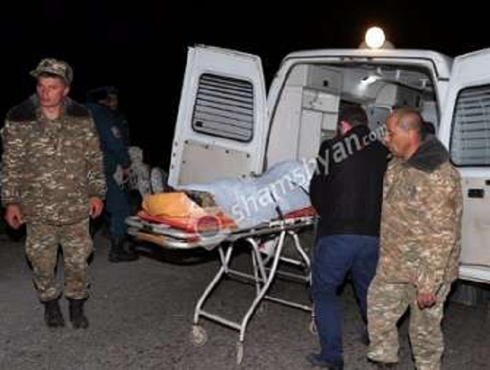 Des militaires arméniens ont eu un accident: un mort, six blessés